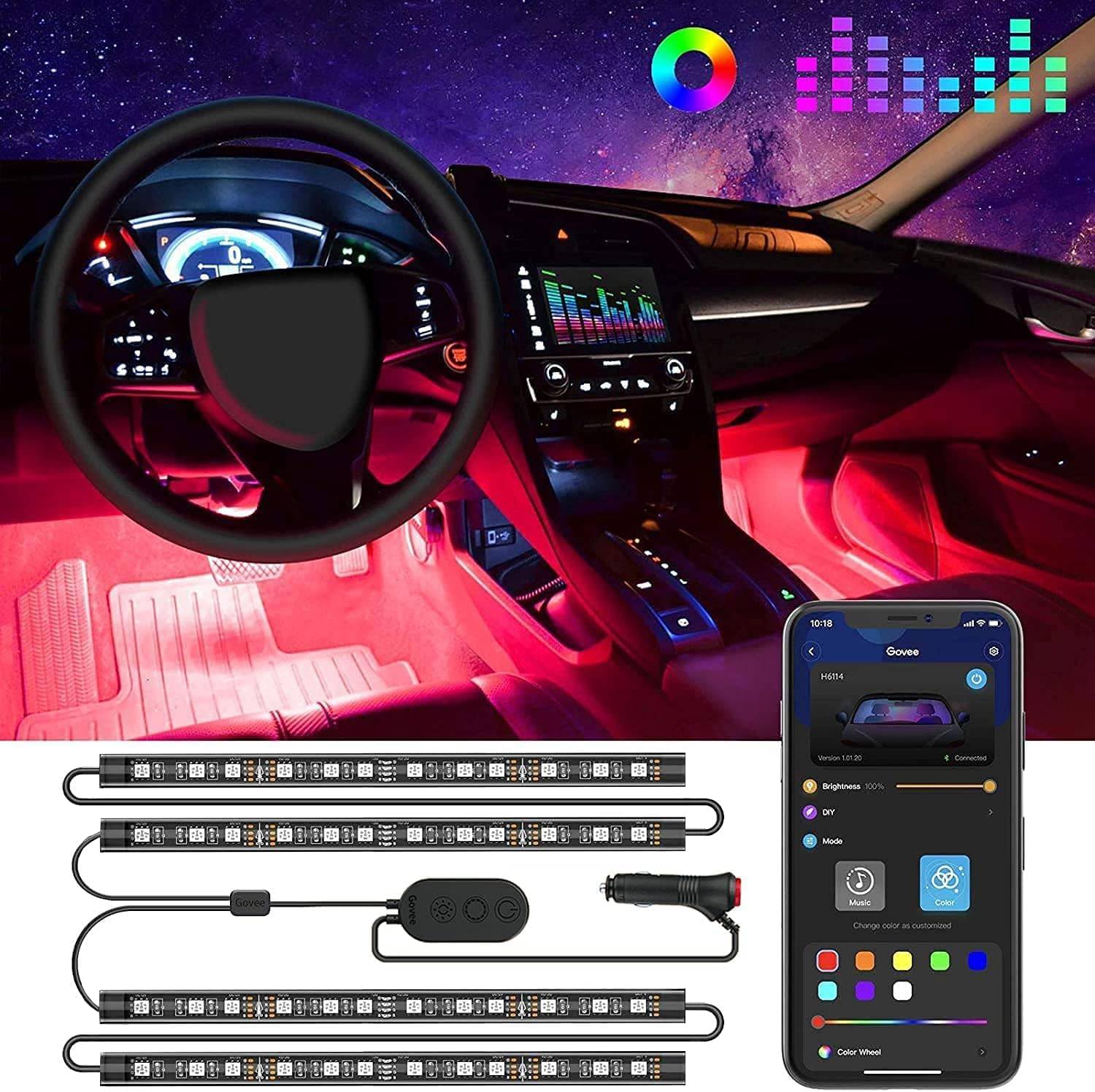 Car LED Lights, Smart Car Interior Lights