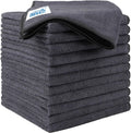 Microfiber Cleaning Cloth 12 Pack, 12.5 x 12.5 inch Microfiber Towels for Cars, Ultra Absorbent Washing Cloth